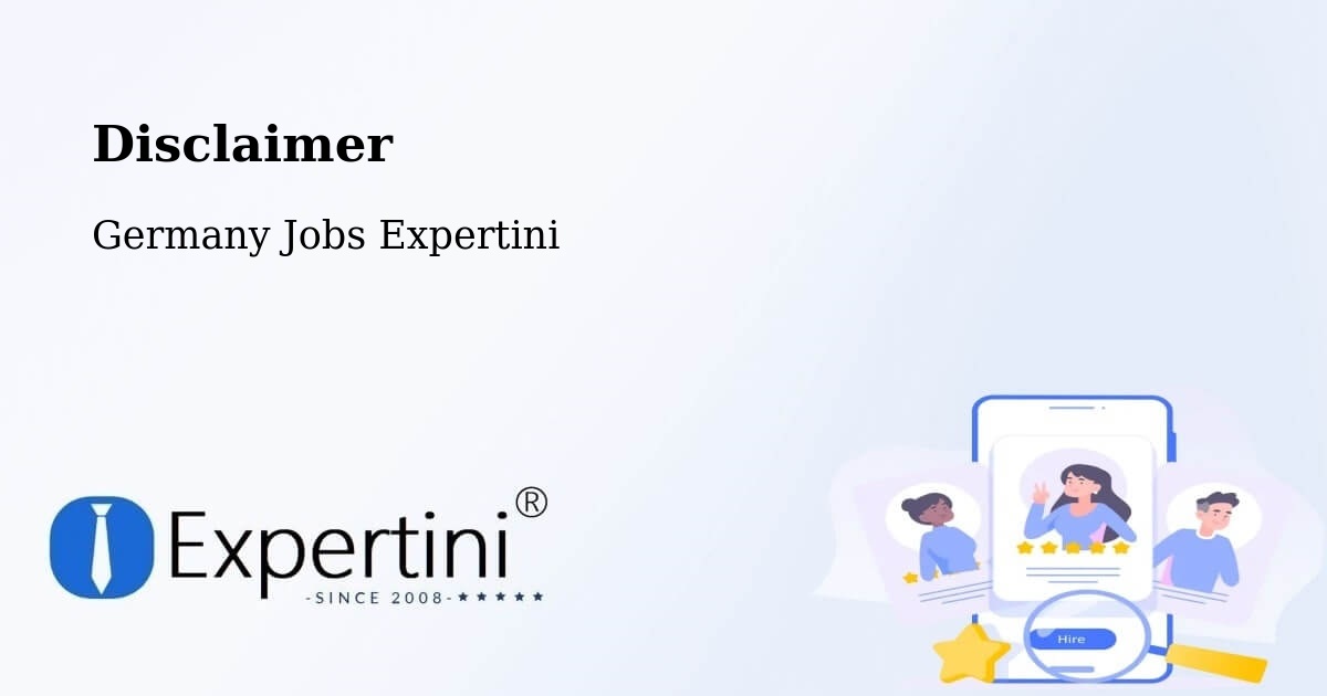 Disclaimer – Stuttgart - Germany Jobs Expertini
